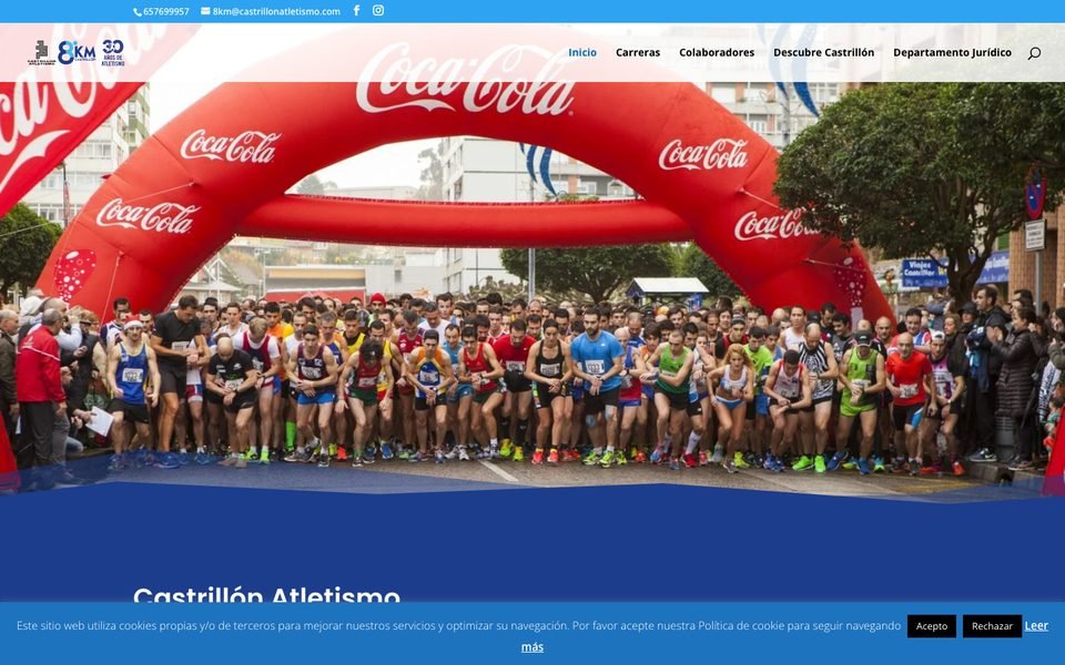 Web del club Castrillón Atletismo